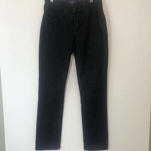 𝅺NYDJ black skinny jeans high rise